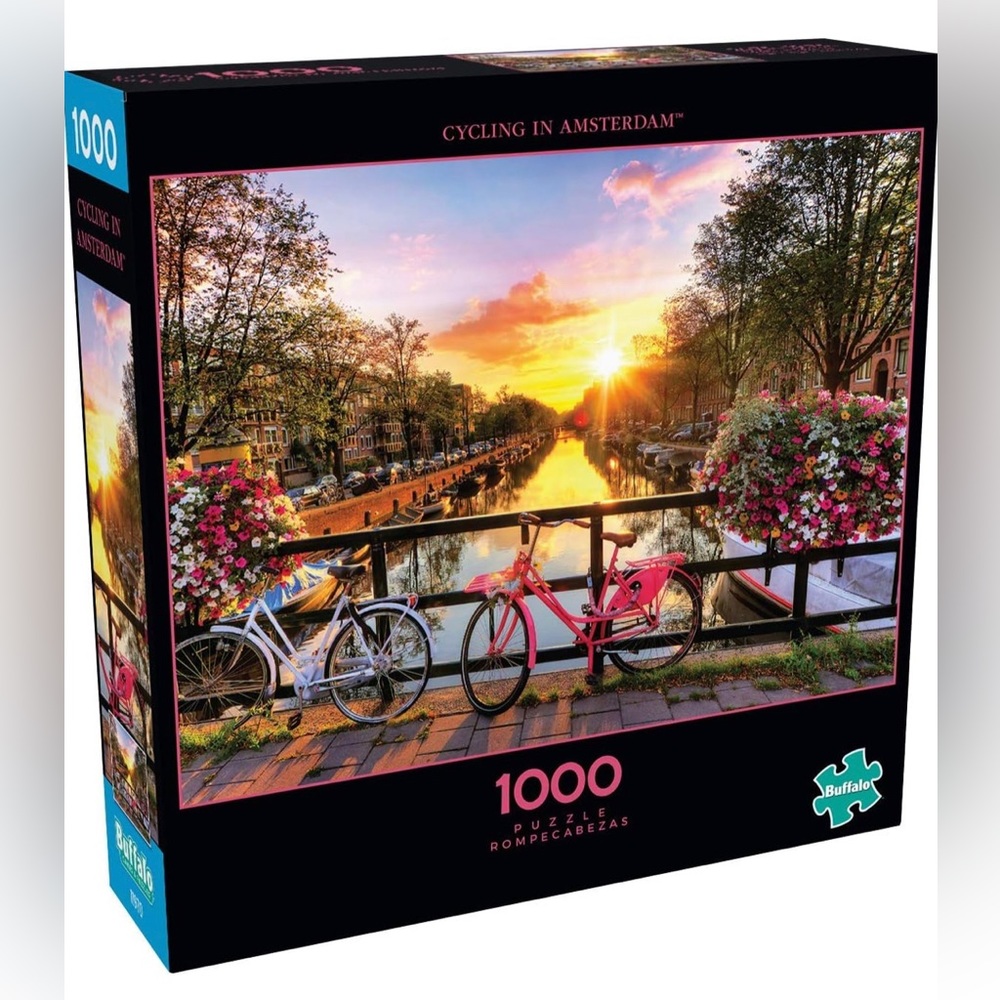 1000 piece puzzle // cycling in Amsterdam